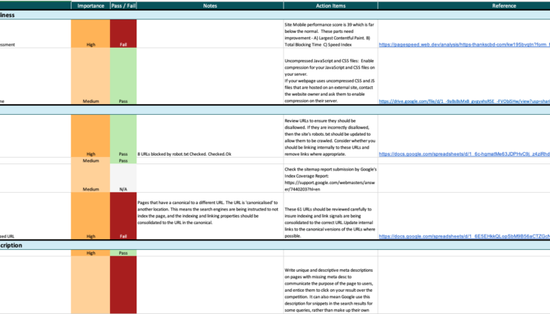 Technical DevelopWay Porfoltio_SEO Audit & Optimization
